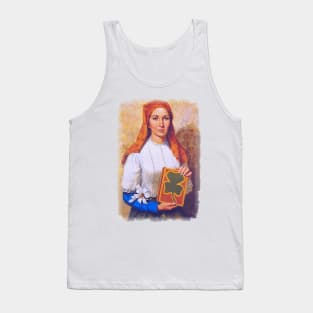 St Dymphna Catholic Orthodox Patroness Patron Irish Saint Tank Top